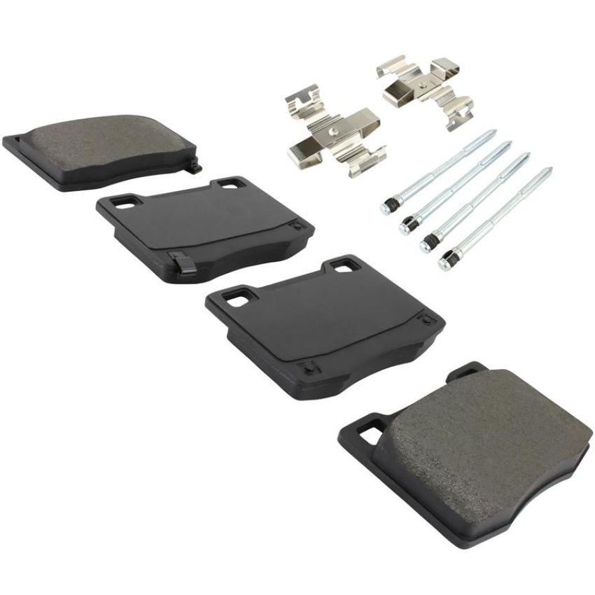 MPA 1003-2363M Quality-Built Black Series Semi-Metallic Brake Pads w/ Hardware