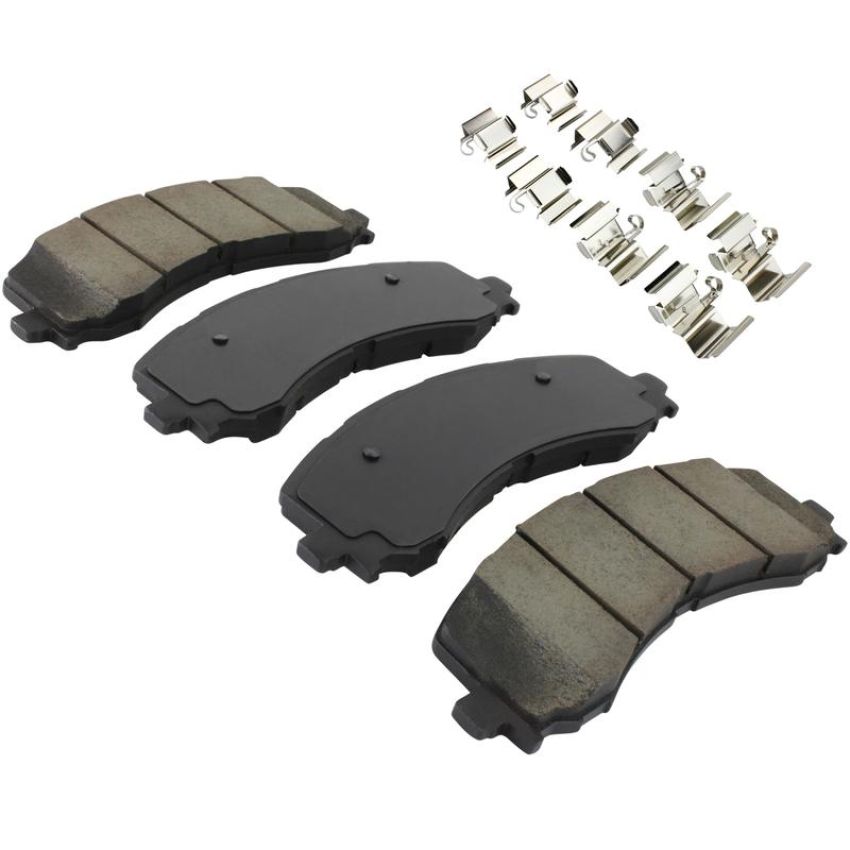 MPA 1003-2382C Quality-Built Black Series Ceramic Brake Pads w/ Hardware