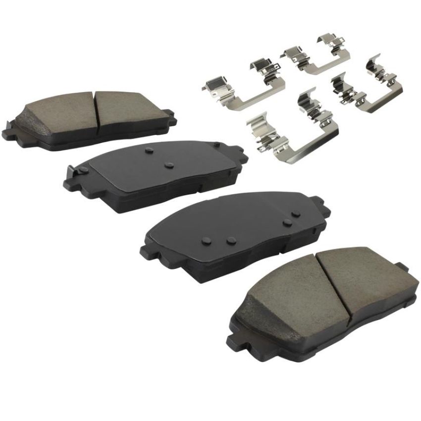 MPA 1003-2392C Quality-Built Black Series Ceramic Brake Pads w/ Hardware