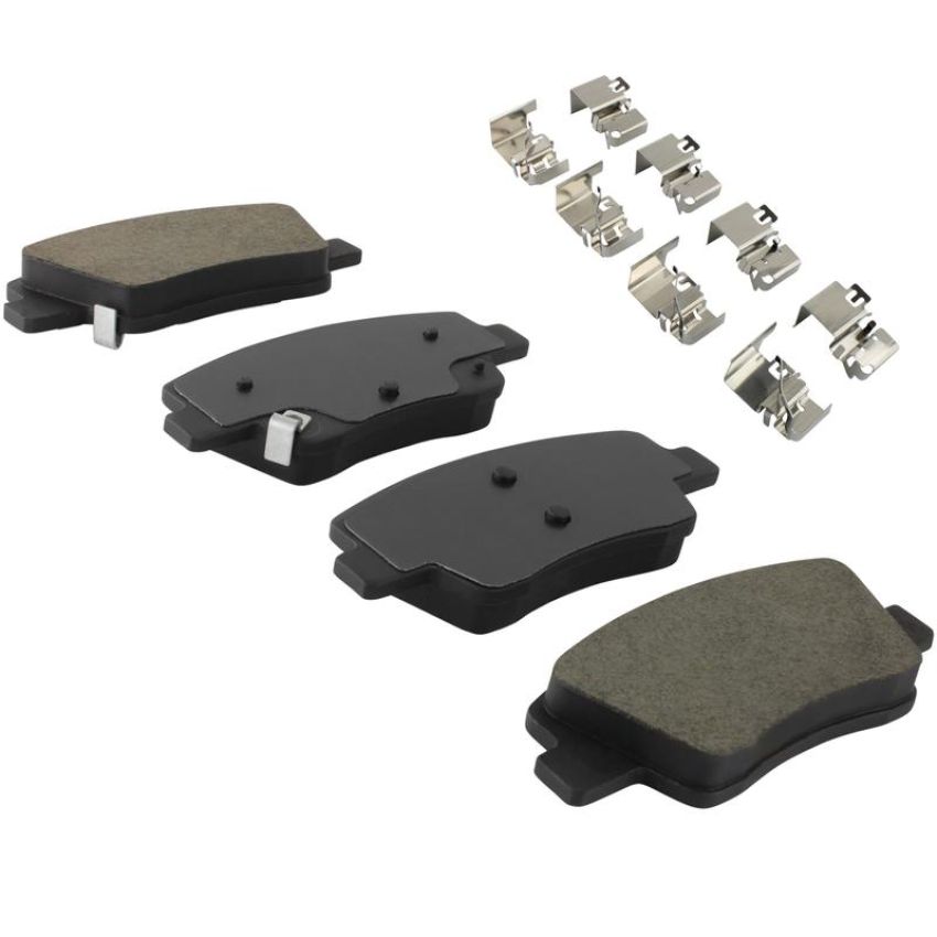 MPA 1003-2394C Quality-Built Black Series Ceramic Brake Pads w/ Hardware