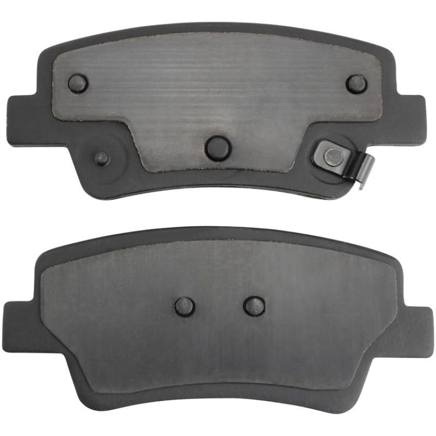 MPA 1003-2395C Quality-Built Black Series Ceramic Brake Pads w/ Hardware