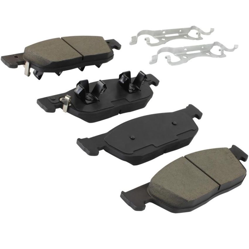MPA 1003-2396C Quality-Built Black Series Ceramic Brake Pads w/ Hardware