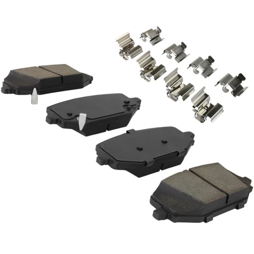 MPA 1003-2397C Quality-Built Black Series Ceramic Brake Pads w/ Hardware