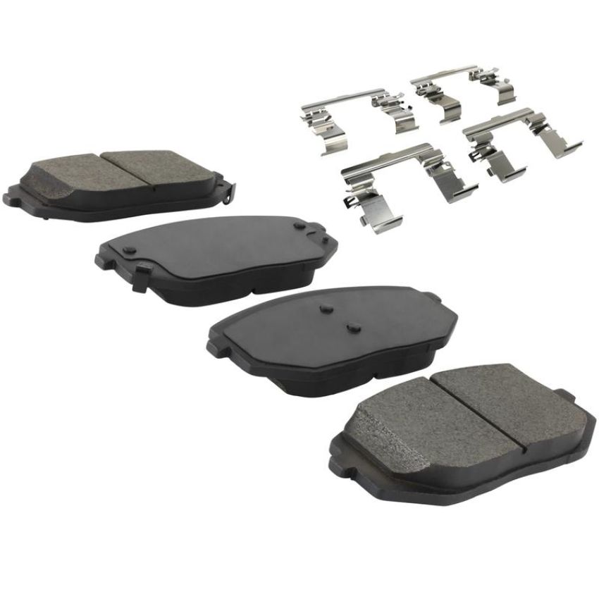 MPA 1003-2398C Quality-Built Black Series Ceramic Brake Pads w/ Hardware