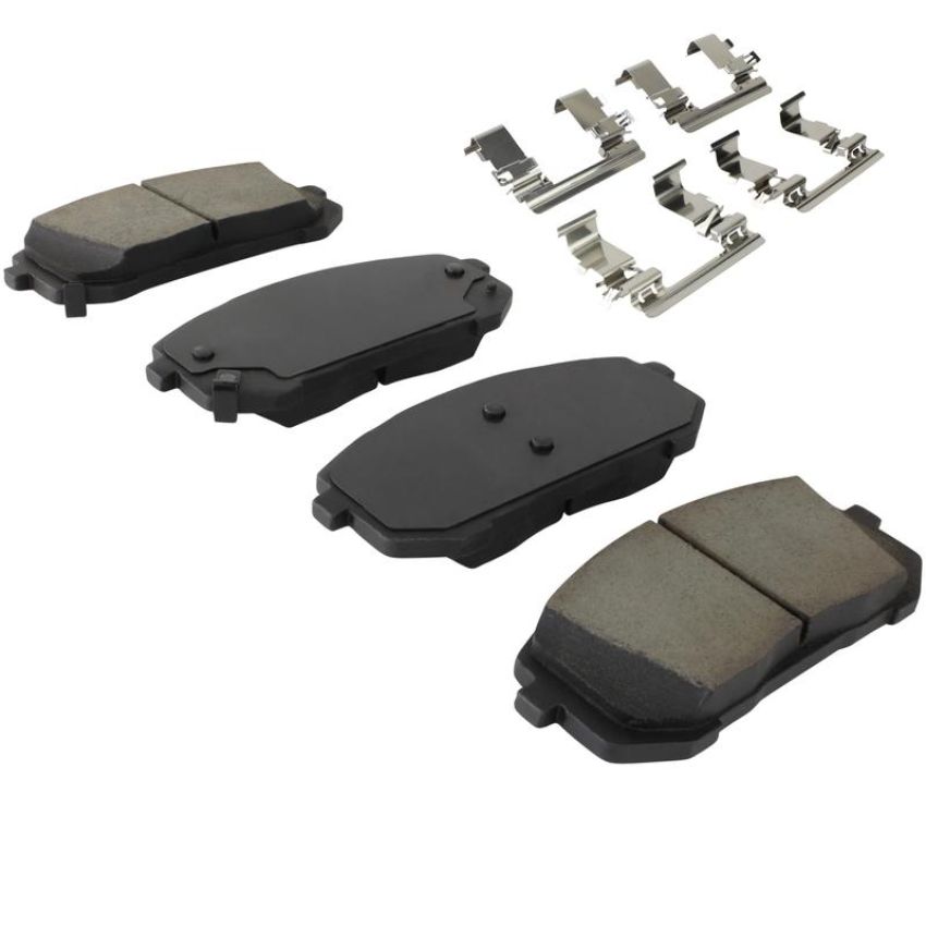 MPA 1003-2400C Quality-Built Black Series Ceramic Brake Pads w/ Hardware