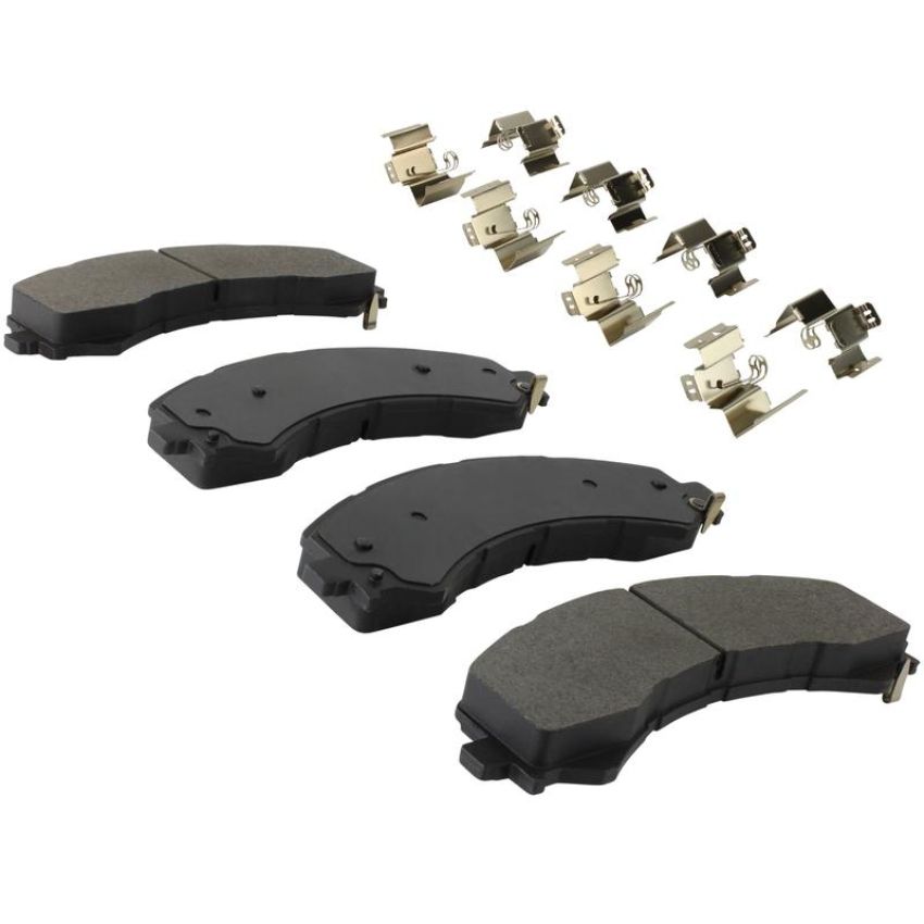 MPA 1003-2405M Quality-Built Black Series Semi-Metallic Brake Pads w/ Hardware