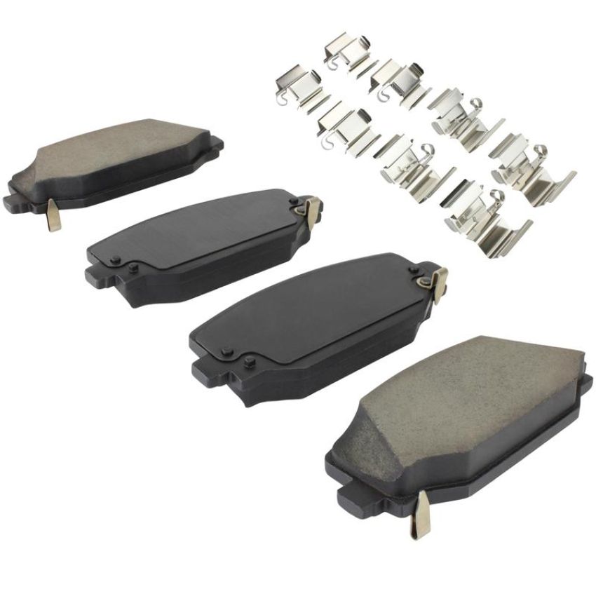 MPA 1003-2411C Quality-Built Black Series Ceramic Brake Pads w/ Hardware