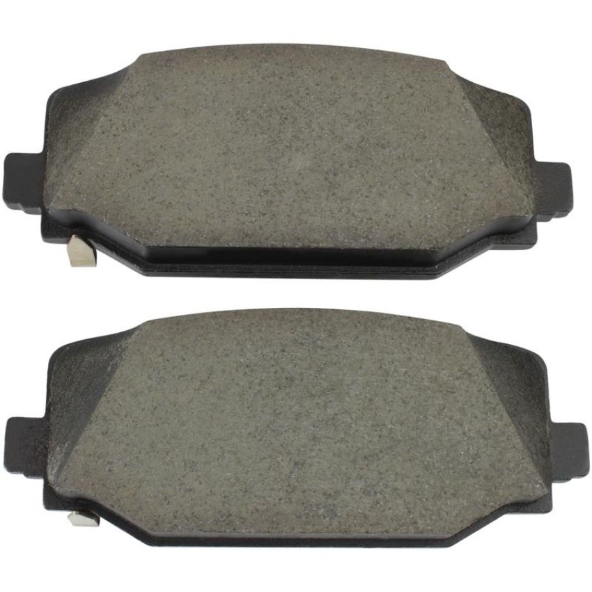 MPA 1003-2411C Quality-Built Black Series Ceramic Brake Pads w/ Hardware