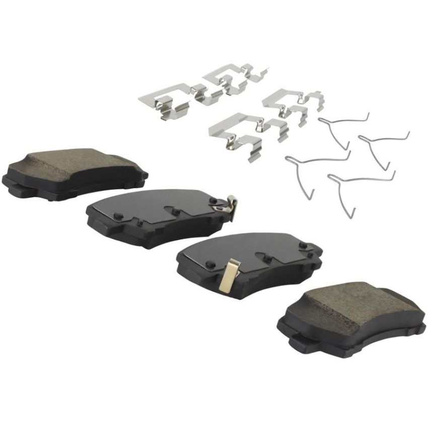 MPA 1003-2412C Quality-Built Black Series Ceramic Brake Pads w/ Hardware