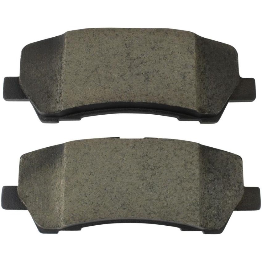 MPA 1003-2412C Quality-Built Black Series Ceramic Brake Pads w/ Hardware