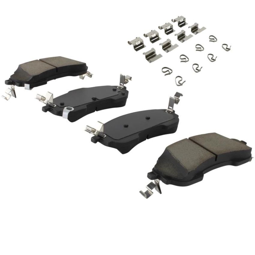 MPA 1003-2414C Quality-Built Black Series Ceramic Brake Pads w/ Hardware