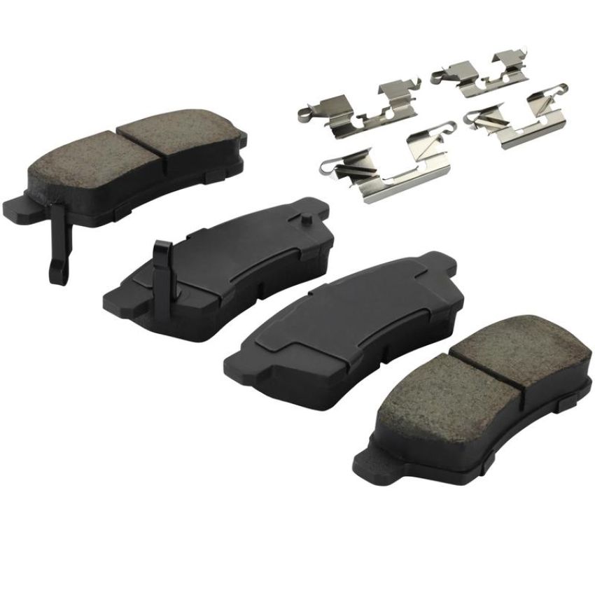 MPA 1003-2415C Quality-Built Black Series Ceramic Brake Pads w/ Hardware