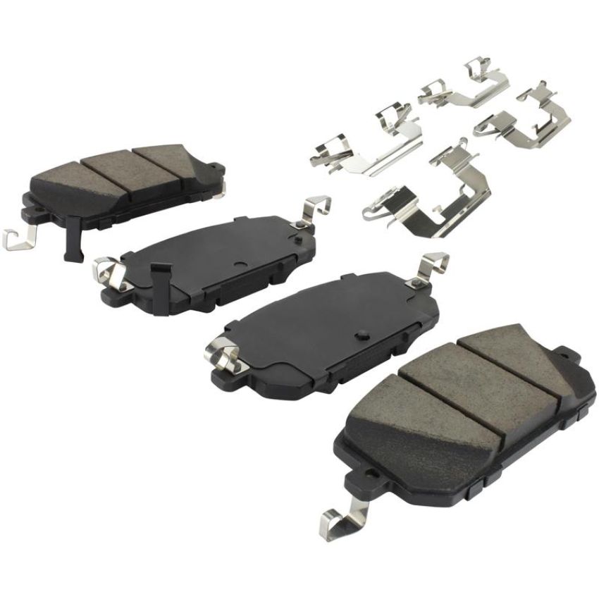 MPA 1003-2426C Quality-Built Black Series Ceramic Brake Pads w/ Hardware