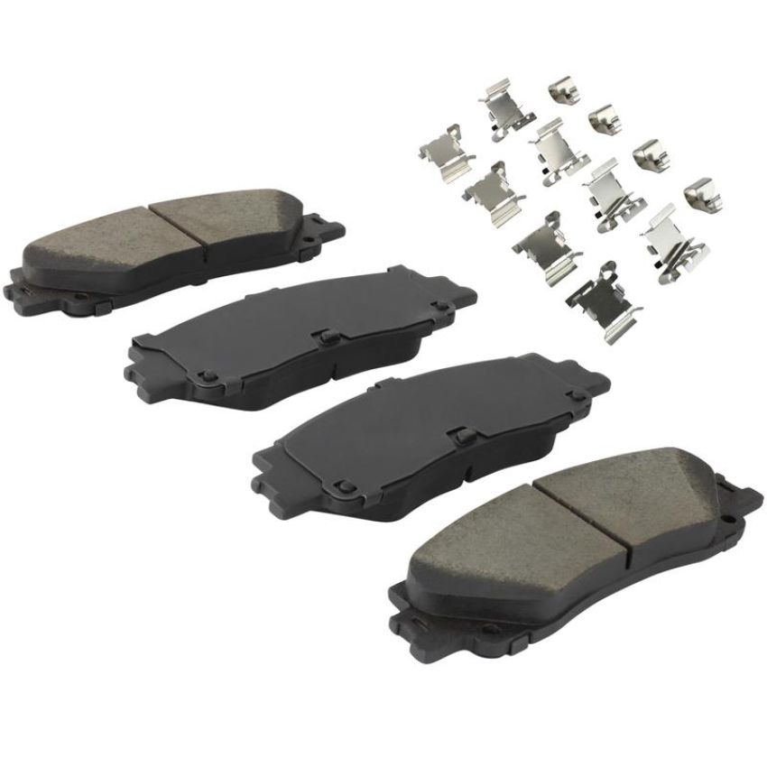 MPA 1003-2439C Quality-Built Black Series Ceramic Brake Pads w/ Hardware