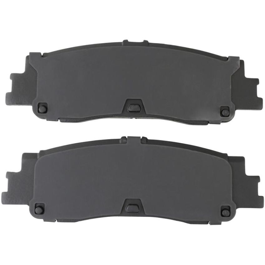 MPA 1003-2439C Quality-Built Black Series Ceramic Brake Pads w/ Hardware