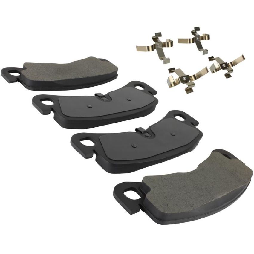 MPA 1003-2443M Quality-Built Black Series Semi-Metallic Brake Pads