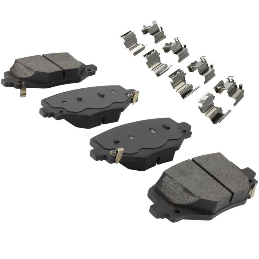 MPA 1003-2447M Quality-Built Black Series Semi-Metallic Brake Pads w/ Hardware