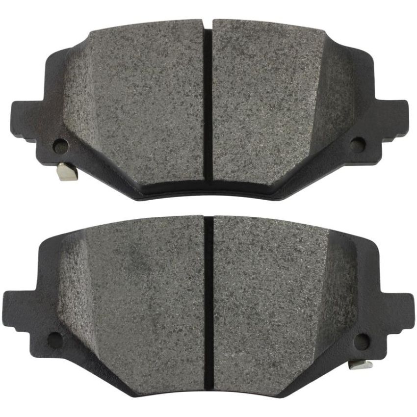 MPA 1003-2447M Quality-Built Black Series Semi-Metallic Brake Pads w/ Hardware