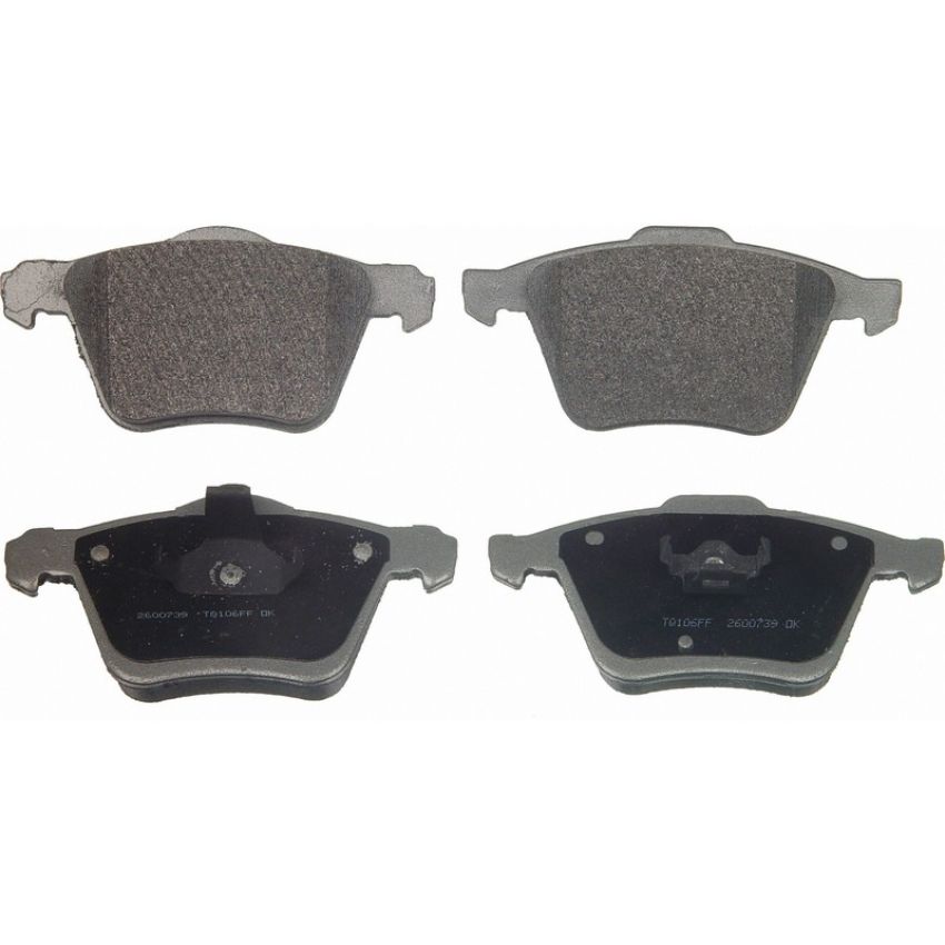 Wagner Brake MX1003 ThermoQuiet Semi-Metallic Disc Brake Pad Set