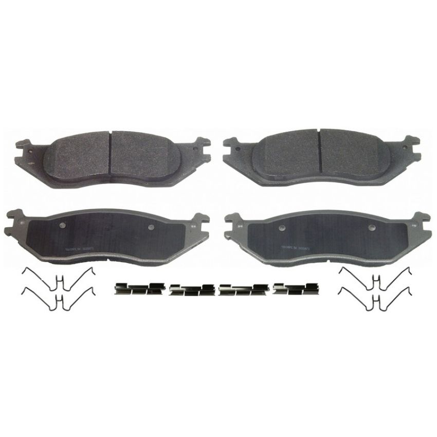 Wagner Brake MX1045 ThermoQuiet Semi-Metallic Disc Brake Pad Set
