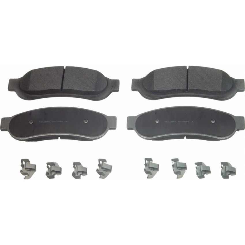 Wagner Brake MX1067 ThermoQuiet Semi-Metallic Disc Brake Pad Set