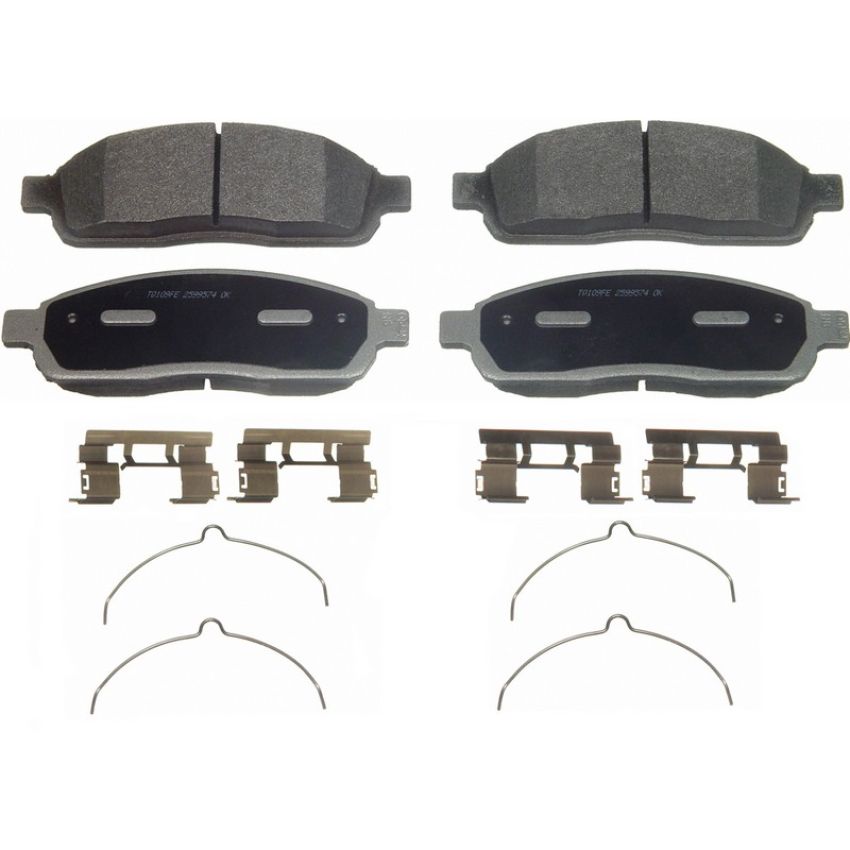 Wagner Brake MX1083 ThermoQuiet Semi-Metallic Disc Brake Pad Set