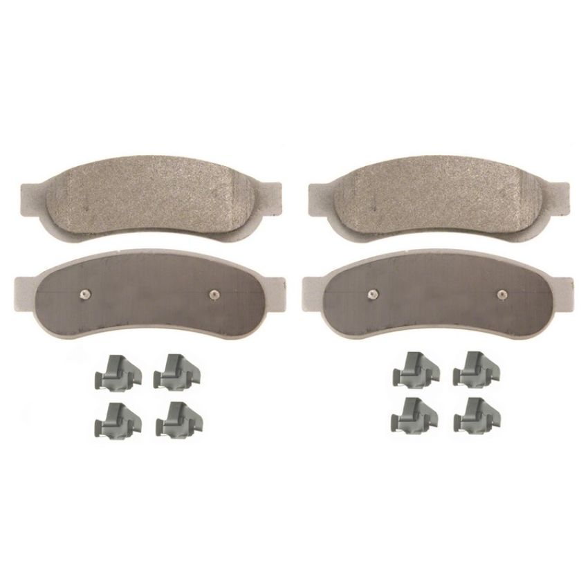 Wagner Brake MX1334 ThermoQuiet Semi-Metallic Disc Brake Pad Set