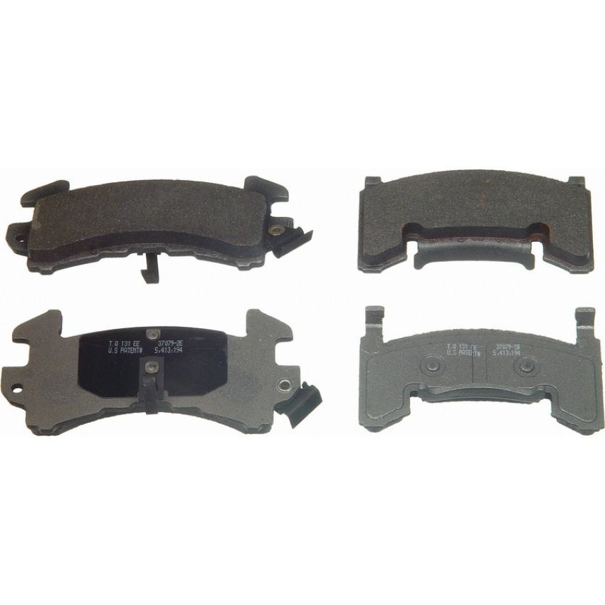 Wagner Brake MX154 ThermoQuiet Semi-Metallic Disc Brake Pad Set