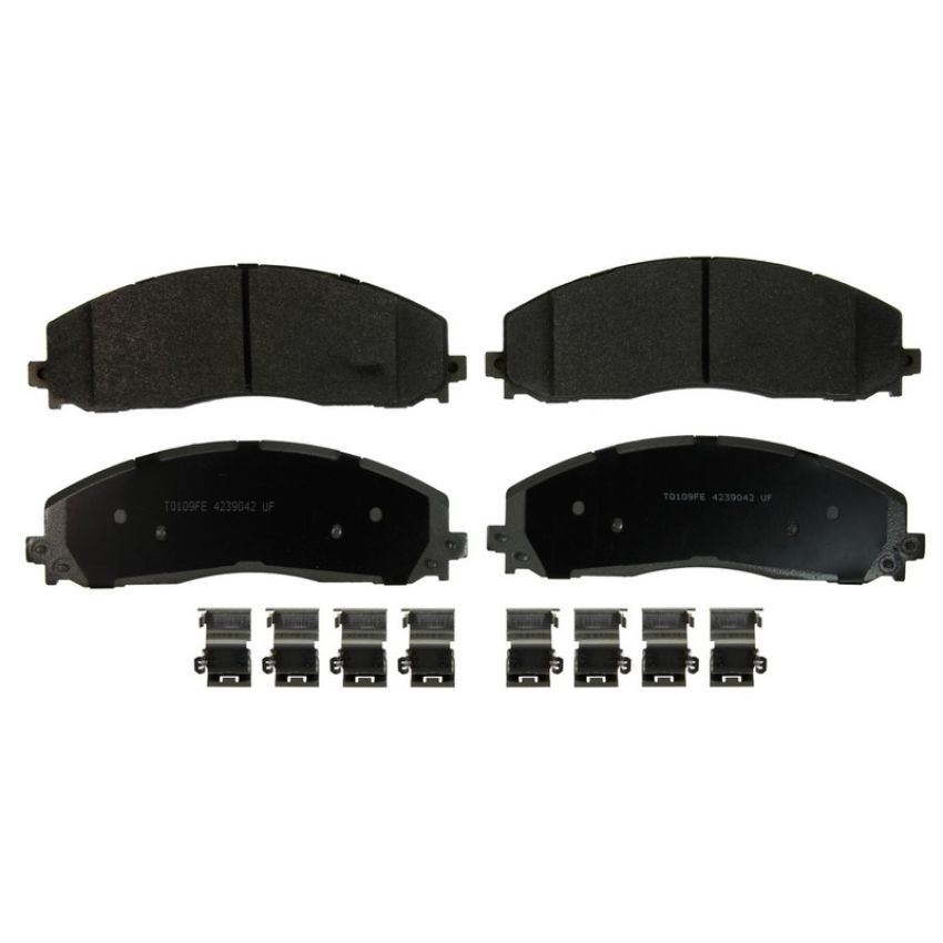 Wagner Brake MX1680 ThermoQuiet Semi-Metallic Disc Brake Pad Set