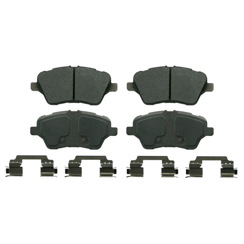 Wagner Brake MX1730 ThermoQuiet Semi-Metallic Disc Brake Pad Set