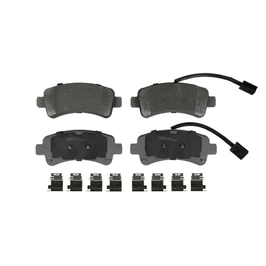Wagner Brake MX1840 ThermoQuiet Semi-Metallic Disc Brake Pad Set