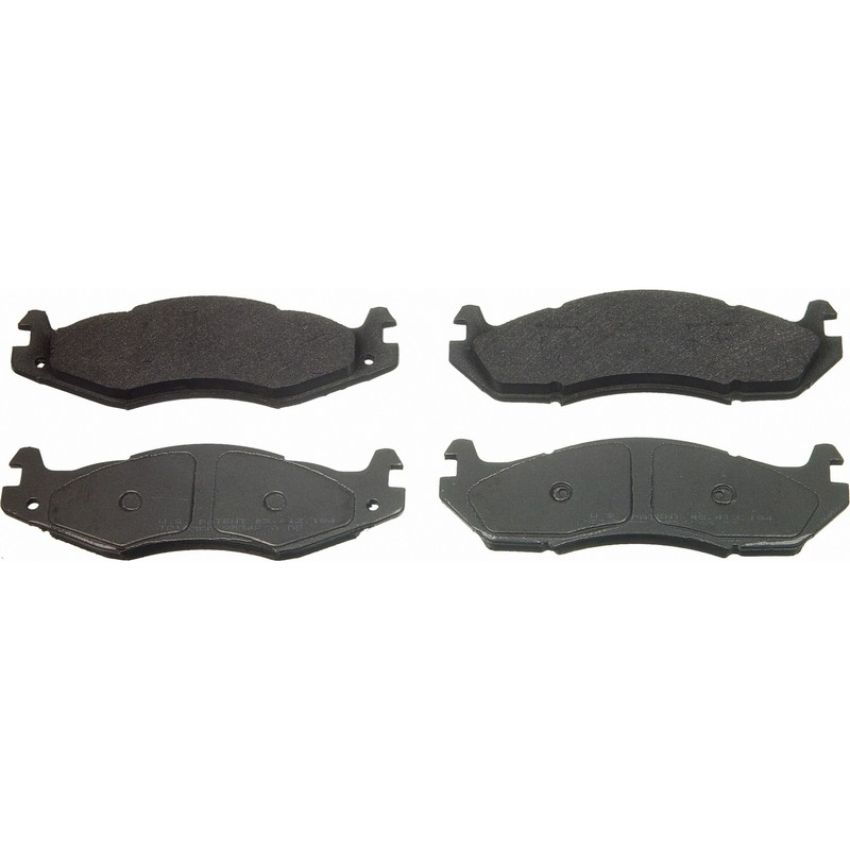 Wagner Brake MX203 ThermoQuiet Semi-Metallic Disc Brake Pad Set