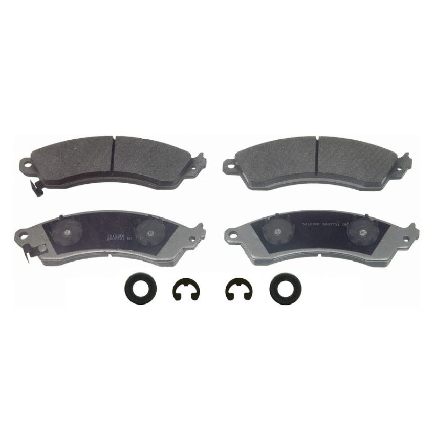 Wagner Brake MX412 ThermoQuiet Semi-Metallic Disc Brake Pad Set