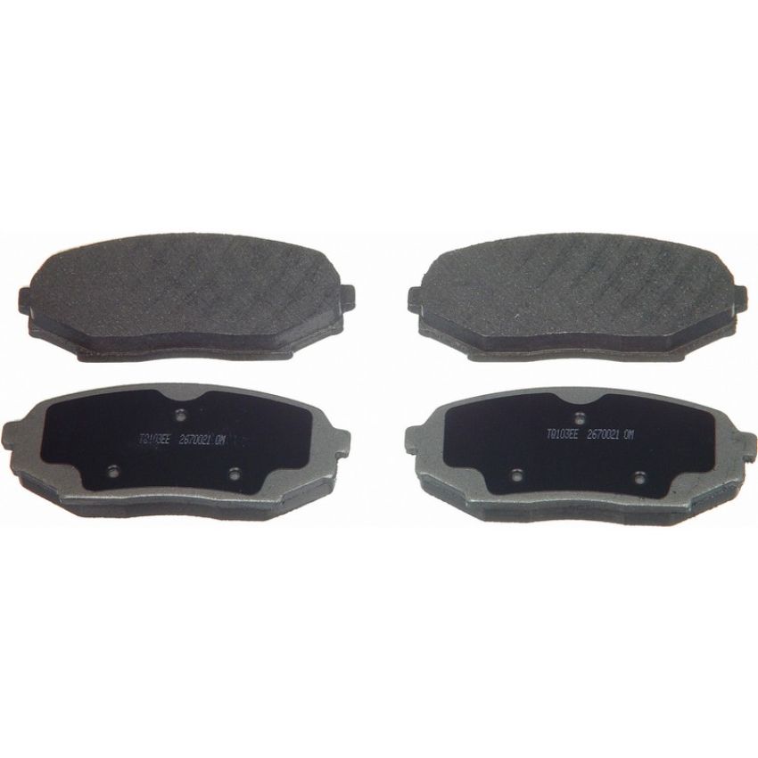 Wagner Brake MX525 ThermoQuiet Semi-Metallic Disc Brake Pad Set