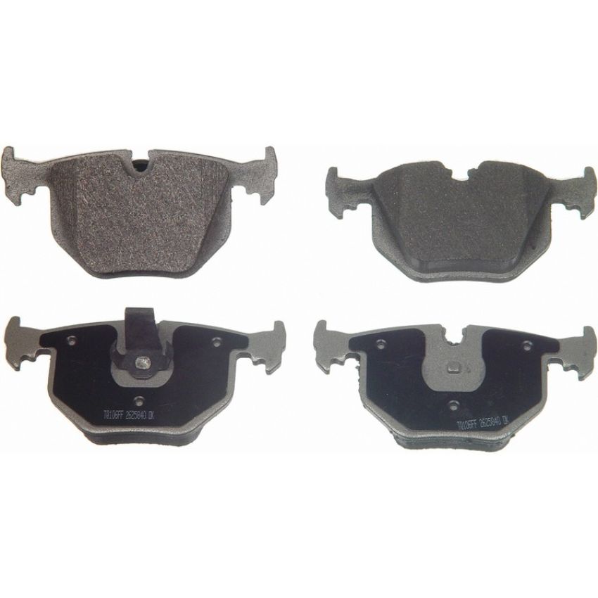 Wagner Brake MX683 ThermoQuiet Semi-Metallic Disc Brake Pad Set