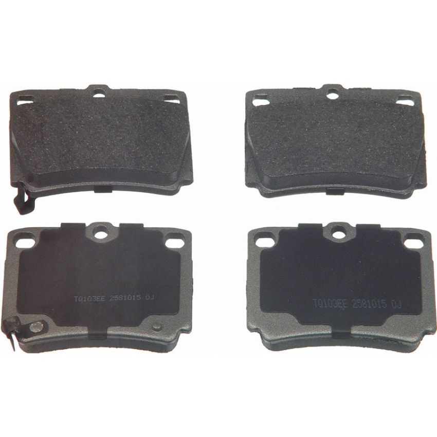 Wagner Brake MX733 ThermoQuiet Semi-Metallic Disc Brake Pad Set