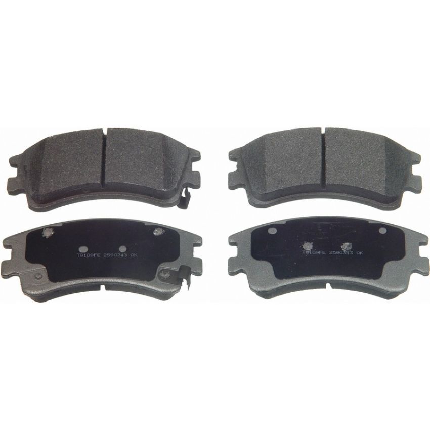 Wagner Brake MX957 ThermoQuiet Semi-Metallic Disc Brake Pad Set