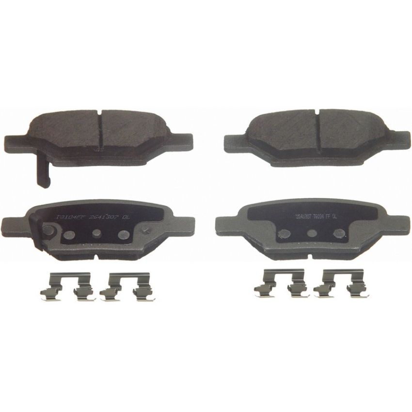 Wagner Brake PD1033A ThermoQuiet Ceramic Disc Brake Pad Set