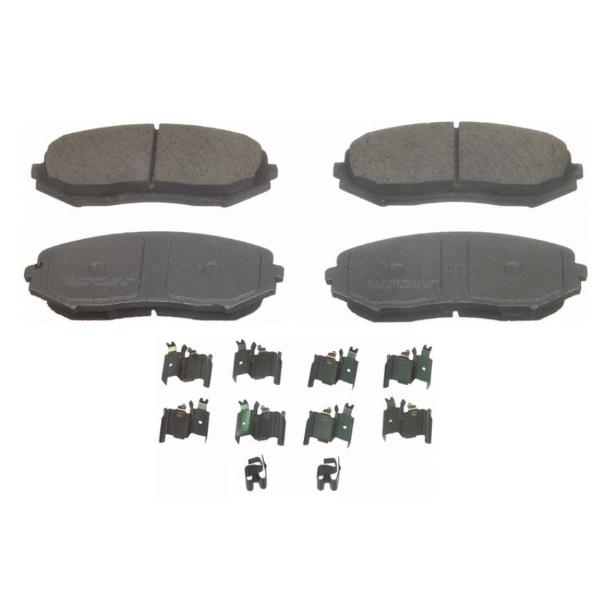 Wagner Brake QC1188 ThermoQuiet Ceramic Disc Brake Pad Set