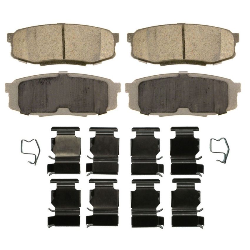 Wagner Brake QC1304 ThermoQuiet Ceramic Disc Brake Pad Set