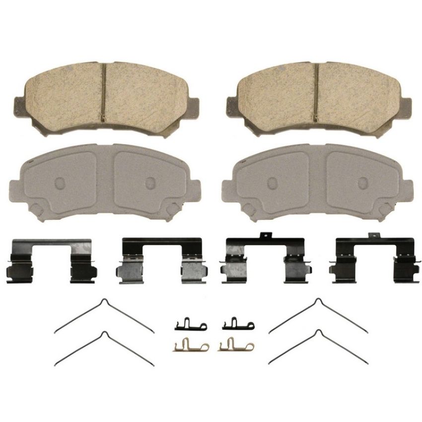 Wagner Brake QC1374 ThermoQuiet Ceramic Disc Brake Pad Set