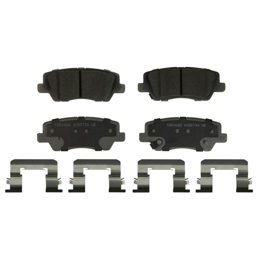 Wagner Brake QC1659 ThermoQuiet Ceramic Disc Brake Pad Set
