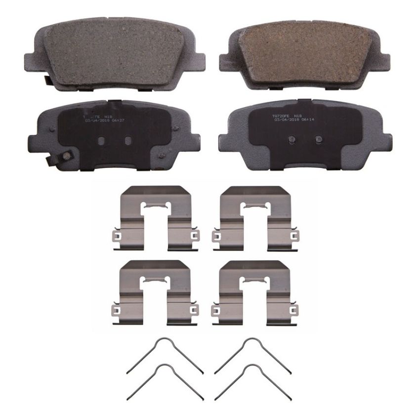 Wagner Brake QC1916 ThermoQuiet Ceramic Disc Brake Pad Set