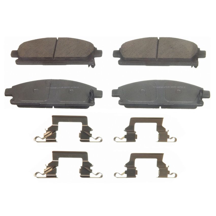 Wagner Brake QC691 ThermoQuiet Ceramic Disc Brake Pad Set