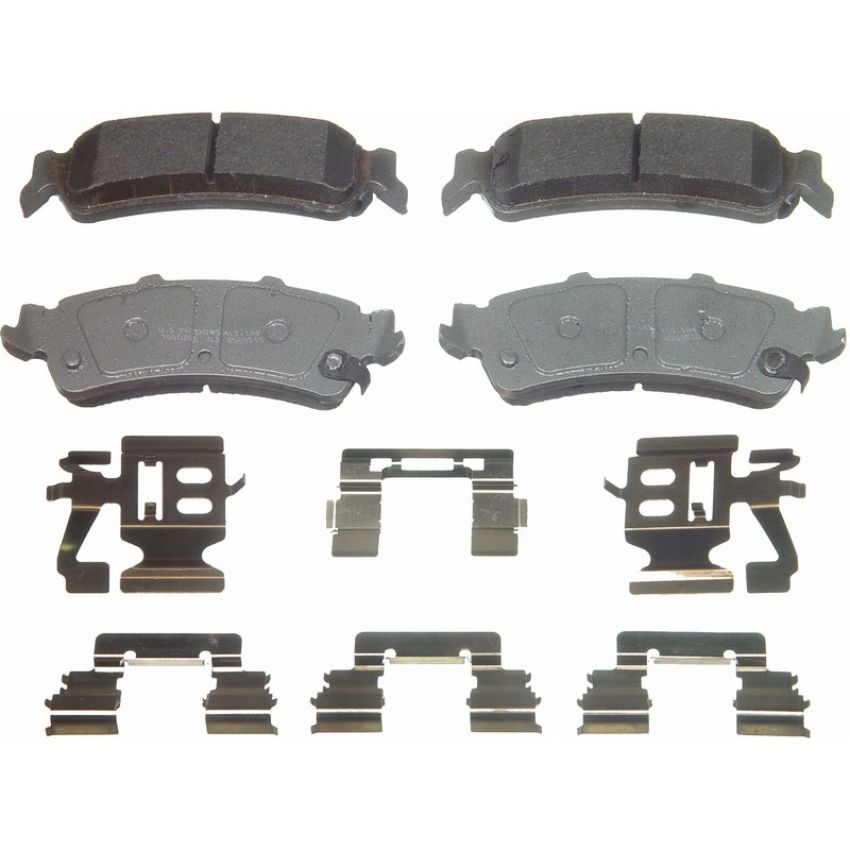 Wagner Brake QC792A ThermoQuiet Ceramic Disc Brake Pad Set