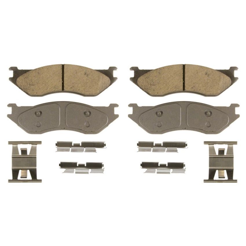 Wagner Brake QC966B ThermoQuiet Ceramic Disc Brake Pad Set
