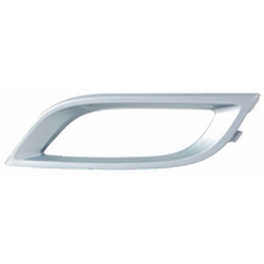 LH FRONT BUMPER INSERT 2.5L M/T FOG LMP BEZEL MAZDA3 10-11