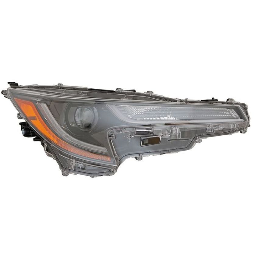RH HEADLAMP LENS/HOUSING L|LE;SDN;JAPAN BUILT TOYOTA COROLLA 20-C