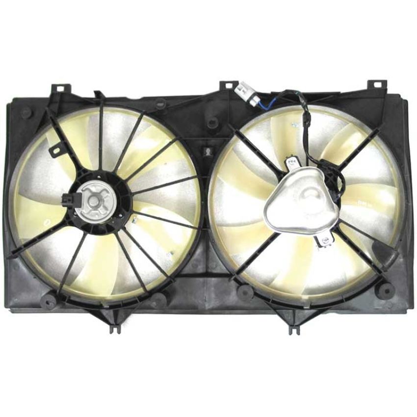 RADIATOR/CON COOLING FAN ASSY (BLADE/MOTOR/SHROUD) 4 CYL CAMRY 07-09