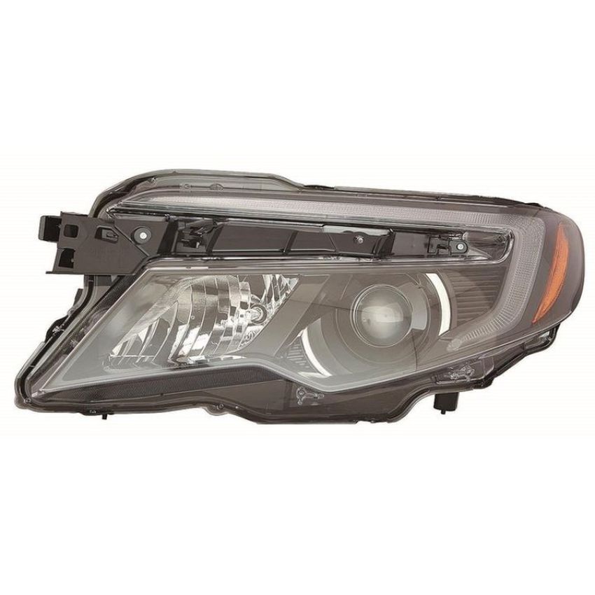 CAPA LH H/LMP ASSY; EX|EX-L|TOURING; HAL; W/LED DRL; W/O AUTO DIMMING; W/AUTO ON/OFF; PILOT 16-20